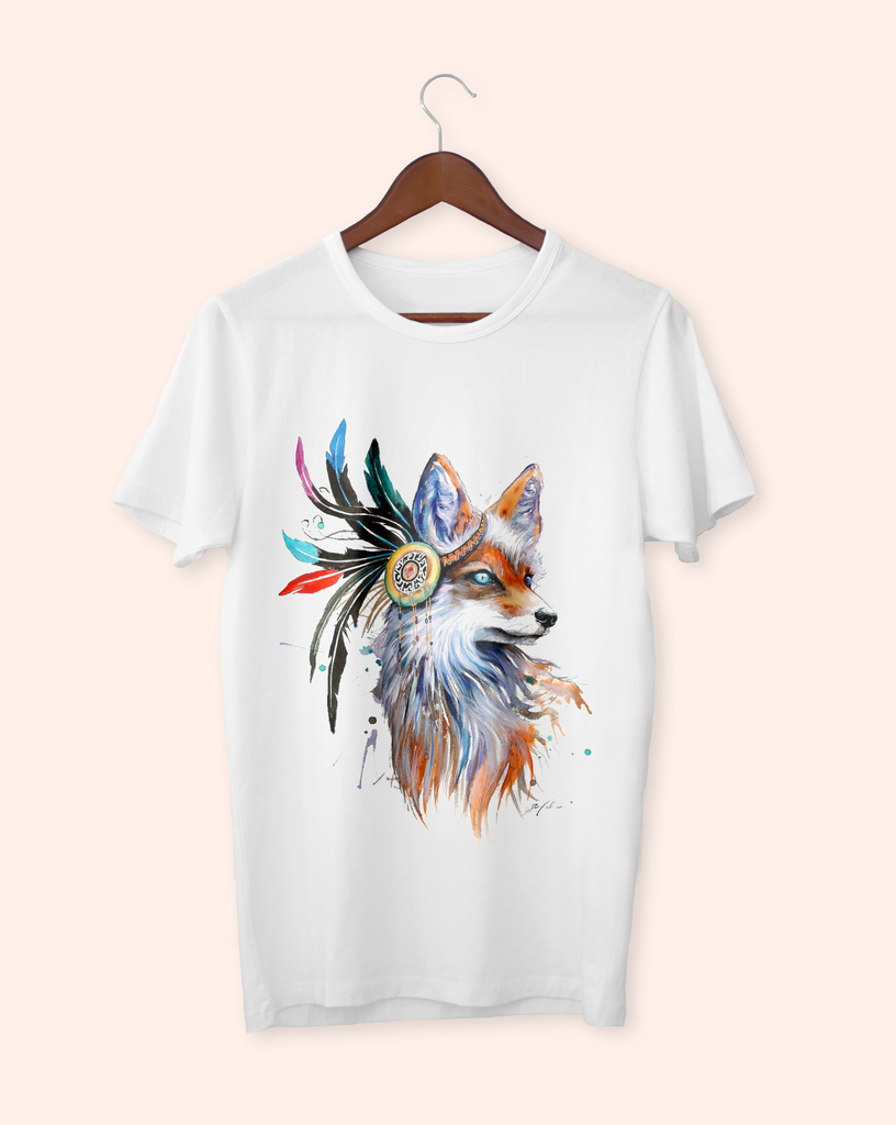 Portrait Renard T-shirt Spéciale